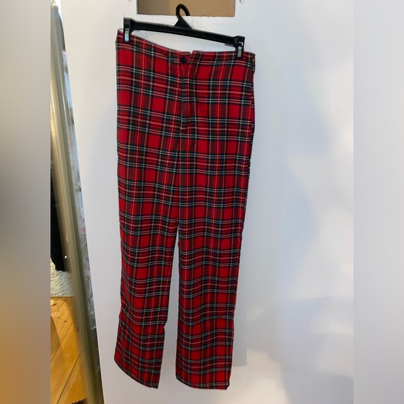Red Plaid Pants from Brandy Melville - Picture 1 of 3